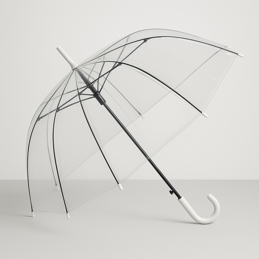 Miniatura 3 de Sombrilla Transparente Tipo Hongo N16